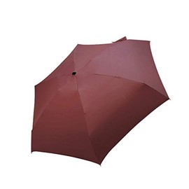 QUINTRA Parasol Small Flat Umbrella Folding Umbrella Lightweight Rain Equipment for Umbrella Parasol Wedding Umbrella, red, One Size