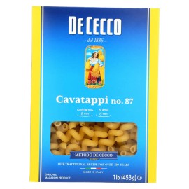 UD_De Cecco Pasta Case of 12-16 oz Variety Pack Cavatappi Macaroni Spaghetti Made with Durum Wheat Kosher Halal Certified