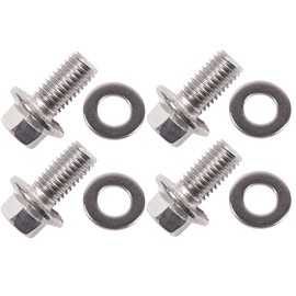 90080-11373 Skid Plate Bolts Compatible with Toyota 4Runner Tacoma FJ Cruiser Tundra Sequoia Land Cruiser 304 Stainless Steel 12mm Hex Head 4 Pack