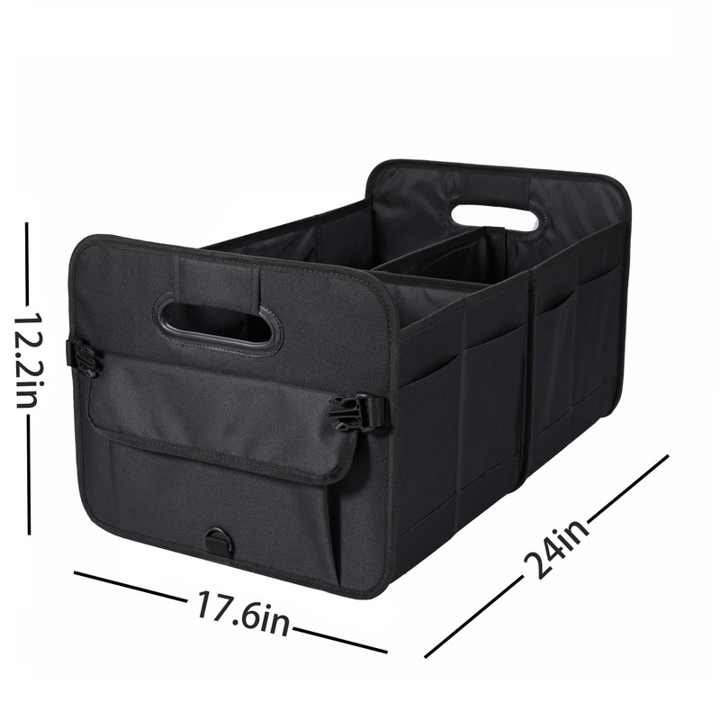 AOKJOY Car Trunk Organizer Car Storage Organizer Collapsible Multi Compartment
