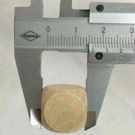 10Pcs Wooden Dice Set, 6 Sided Blank Round Corner Cubes, Natural, 1.8cm, DIY Board Game Party Supplies