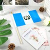 Newperlite Guatemala Stick Flag Guatemalan Small Mini Hand Held Flags