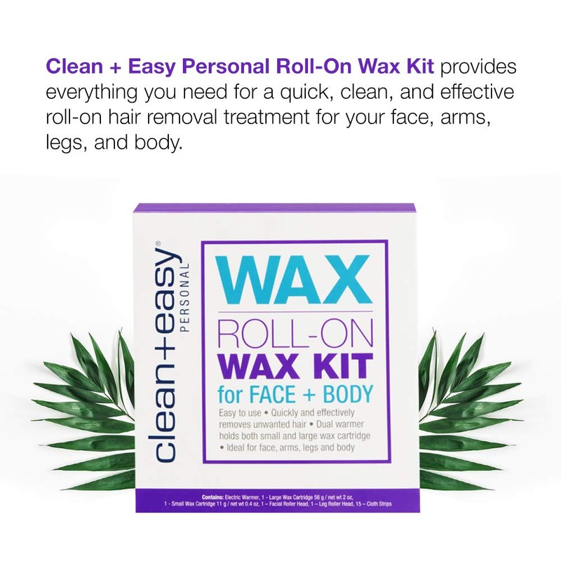 Clean + Easy Roll On Wax Kit – Hair Removal
