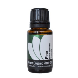 Organic Pine Essential Oil (15 ml) - 100% Pure Undiluted Therapeutic Grade Essential Oil by Prana Organic Plant Oils