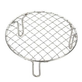 sourcing map 6 Inch Round Cooking Rack, Stainless Steel Canning Racks with Legs, Barbecue Mesh Grill for Baking Cooling Steaming Cookware