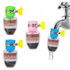 3PCS Water Tap Filter,PVC Faucet Water Filter,Activated Carbon Kitchen Tap