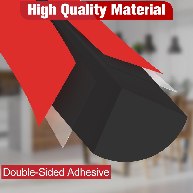 ToLanbbt Flexible Quarter Round Molding, 120 Inch Peel and Stick