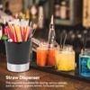 Plastic Straw Dispenser Straw Holder for Bar Counter Straw Dispenser