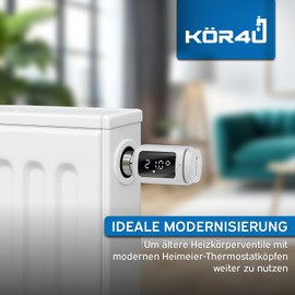 Adapter 9800-24.700 for Danfoss RAV valves - suitable for Heimeier thermostatic heads M30 x 1.5 - incl. kör4u 2 mm Allen key