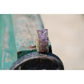 Jet International Amethyst Flower of Life Orgone Tower Buster Piezo Electric EMF Protection Generator Frequency Ions Tested Cloud Chem Buster A++