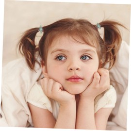 ABOOFAN 20pcs Clear Charm Elastic Hair Ties for Girls Lightweight Fashionable Hair Bands for Toddlers and Women Convenient for Daily Use Suitable