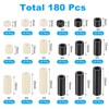 PATIKIL M4 Nylon Spacer Set, 180Pcs Non-Threaded ABS Round Spacer