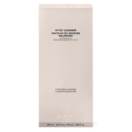 BABOR Cleansing Set Hy Oil and Phyto Balancing Cleansing Duo for Combination Skin, Deep Pore Cleansing, with Oil and Herbal Extract, 2 Pieces