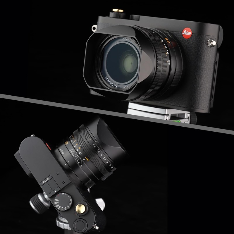 Haoge Metal Square Lens Hood for Leica Q3 Q3-43 Camera