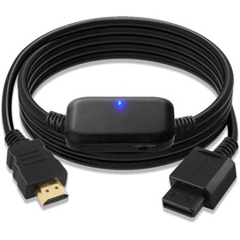 Wii to HDMI Adapter Cable [1080 P/720 P] Wii HDMI Image Quality Enhancer Wii 2 HDMI Converter Supports All Wii Console Display Modes (2M)