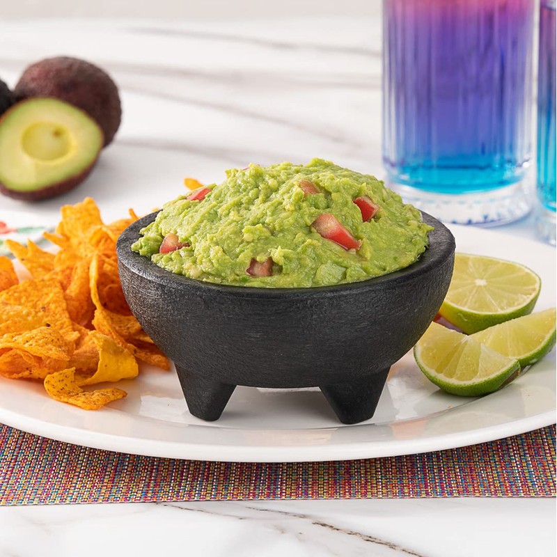 Restaurantware-10 Ounce Salsa Bowls, 1 3-Legged Design Molcajete Bowls -