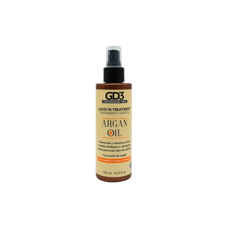 Tratamiento Leave In para Cabello con Argan GD3 180 ML