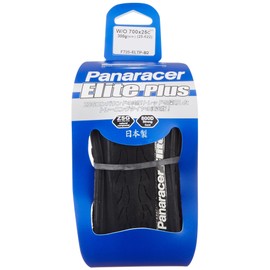 Panaracer Elite Plus F725-ELTP-B2 Clincher Tire, 700 x 25C, Black (For Road Bikes, Cross Bikes, Commuting, Touring, Long Rides)