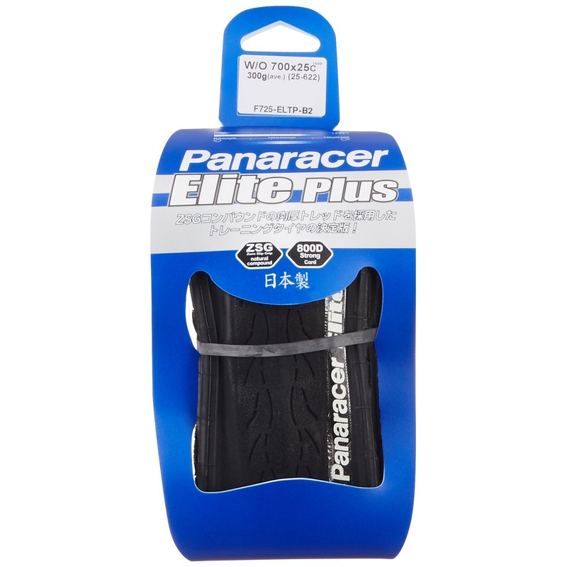Panaracer Elite Plus F725-ELTP-B2 Clincher Tire, 700 x 25C, Black