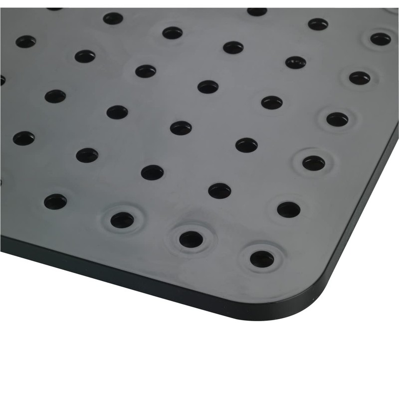WENKO 2005571100 Sink mat Kristall Black - extra strong, square,