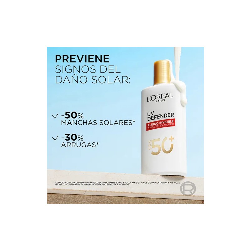 Loral Paris Uv Defender Fluido Invisible Fps50 40ml