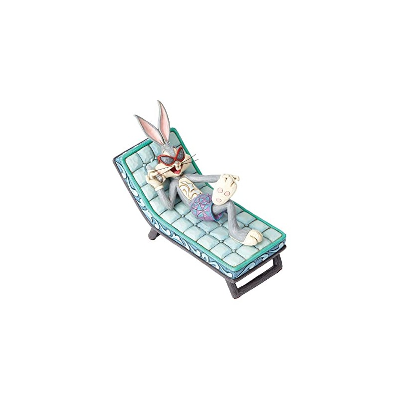 Looney Tunes By Jim Shore Bugs Bunny On Lounger Figurine