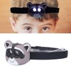 FTVOGUE LED Headlamp Kids Animal Headlight Raccoon Appearance Battery Powered