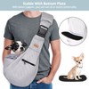 CUBY Dog and Cat Sling Carrier - Hands Free Breathable