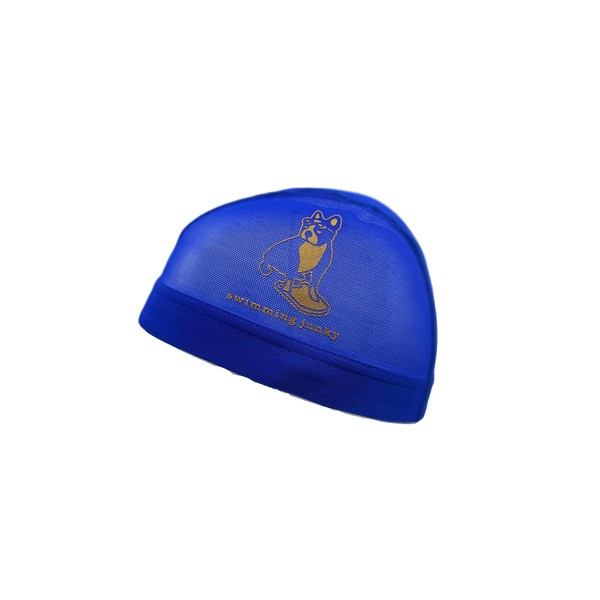 AQUASPHERE 254040 SWIM JUNKY Swim Junky Mesh Cap SAMURAI.BLUE/GOLD (M