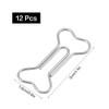 12 Pcs Paper Clips Creative Bone Shape Paper Clips for