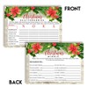 Super Deluxe Watercolor Red Poinsettia Christmas Party Bundle, Includes 20