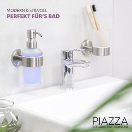 Bad-Serie Piazza Soap Dispenser Made of High-Quality Stainless Steel Wall Assembly