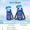 Yeabett Waterproof Dry Bag, 10L Waterproof Beach Bag with Adjustable