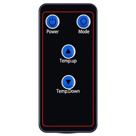 GWVEE Replacement Remote Control for EdenPURE Classic Plus MINI Heater (A5893/A5854/A5835) Compatible with Infrared Space Heater