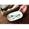 cerapockke Snoopy World Travel Series Round Plate 7.3 inches (18.5