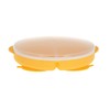 Nuby Silicone Round Suction Plate with Lid – Spill-Free, Dishwasher-Safe,