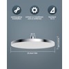 Hibbent Self-Cleaning Rain Shower Head, Fixed Shower Head, Rain Shower,