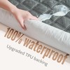Downstoria Waterproof Mattress Protector, Queen Size Mattress Pad, Soft Breathable