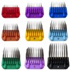 YIRVAHERE 9 Pcs Stainless Steel Pet Clipper Guide Comb Kit