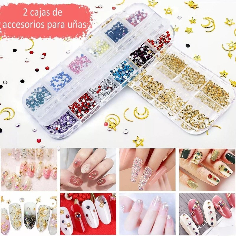 Vaduma Kit De Arte De Uñas, Pinceles Decorar Manicura Decoración