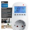CSL Plug Thermostat, Sockets, Digital Temperature Controller: Heating Thermostat with
