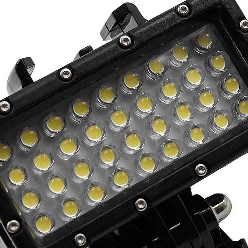 Tiardey Underwater Lighting Powerful Dimmable Waterproof LED Video Light 45M