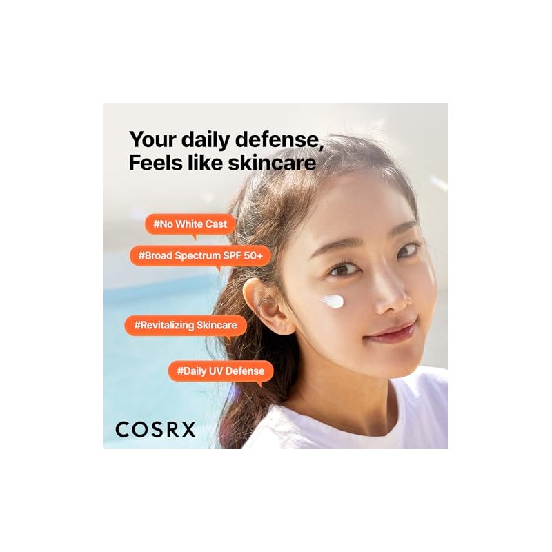 COSRX Vitamin E Sunscreen for Oily Skin SPF 50, Natural