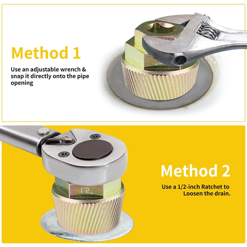 VTWTV 1.5" Tub Drain Removal Tool, Bathtub Drain Extractor for