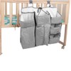 MultiFunctional Baby Bed Hanging Storage Bag Baby Crib Bedside Diaper