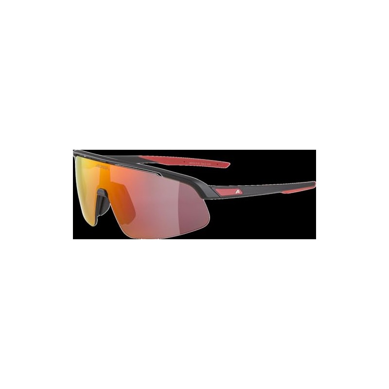 ALPINA Turbo Pro Youth Sports Glasses for Children, Matte Black,