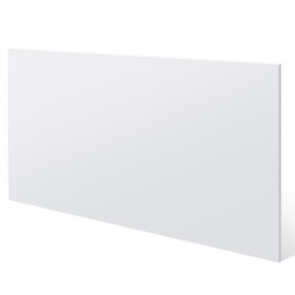 Sasylvia Hdpe Sheet, Hdpe Plastic Sheet Flexible High Density Polyethylene Cutting Board Solid Plastic Block for DIY Project for Machining Home(1/2" X 24'' X 48'',White,1 Pcs)