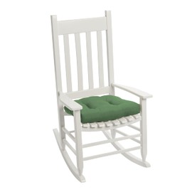 Arden Selections Rocking Chair Cushion, 2 Pack, 21 x 21, Rain-Proof, Fade Resistant, Cushion for Rocking and Outdoor Chairs 18 x 20, Moss Green Leala