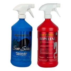 Repelente Contra Moscas Y Sunshine Desenredante Equinotec 1l