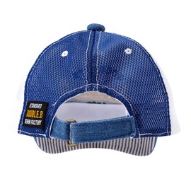 MIKI HOUSE DOUBLE_B 62-9101-458 Boy's Double Bee Cap S-LL, indigo blue